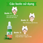 Hướng dẫn sử dụng Serum mụn Oriss