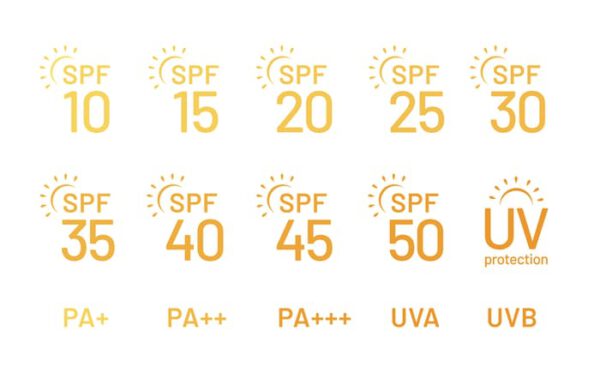Chỉ số chống nắng SPF thể hiện khả năng chống lại tia cực tím.