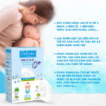Cách dung khăn lau hạ sốt Oribebe 0+
