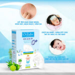 Công dụng khăn lau hạ sốt Oribebe 0+