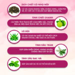 Thành phần khăn lau hạ sốt Oribebe 2+