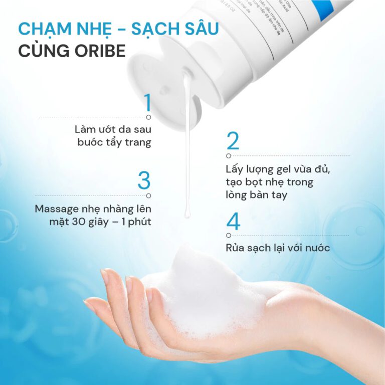 SOFT TOUCH CLEANSING GEL ORIBE – Gel rửa mặt dịu nhẹ Oribe 50g/100g