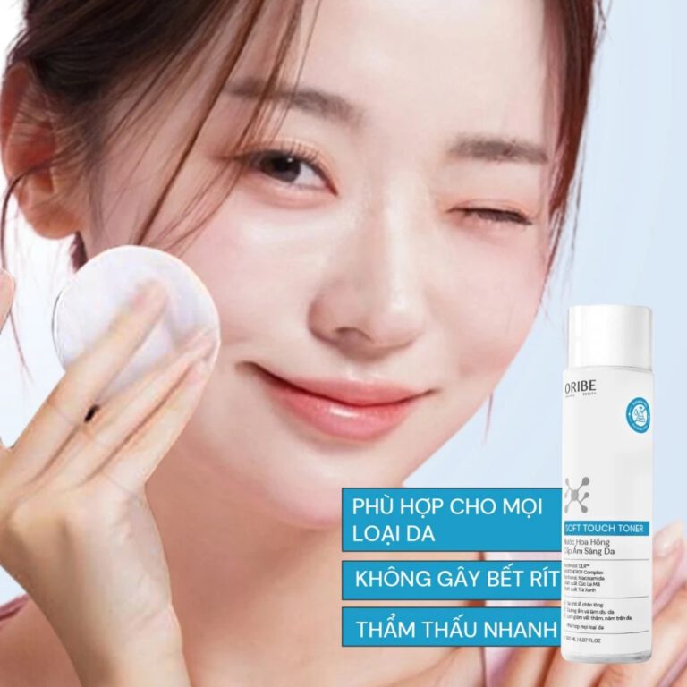 SOFT TOUCH TONER – Nước hoa hồng cấp ẩm, làm sáng, là, dịu da và hỗ trợ se khít lỗ chân lông, làm mờ thâm nám (150ml)