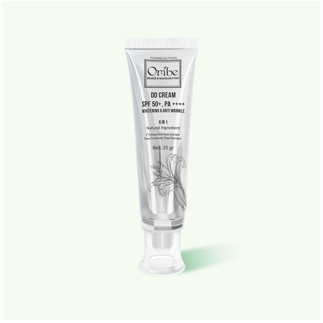 DD Cream Oribe - Kem Nền Che Khuyết Điểm Nâng Tone Tự Nhiên Chống Nắng Kiềm Dầu 6 in1 25g