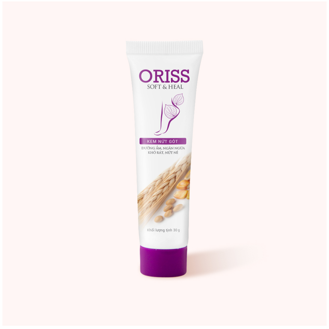 Kem Nứt Gót Oriss - Kem Dưỡng Ẩm Làm Mềm Gót Chân Chống Nứt Nẻ Làm Liền Vết Thương 30g