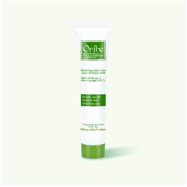 Kem Ngừa Mụn Oribe Mờ Thâm Sẹo Chiết Xuất Tảo Nâu AHAs - Tuýp 20g
