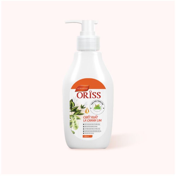 Sữa tắm ngừa mụn Oriss Giảm Mụn Lưng Giảm Thâm Mụn, Viêm Nang Lông Chai 300ml
