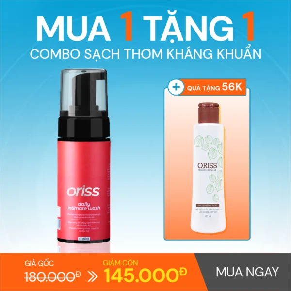 Bọt vệ sinh Oriss 120ml