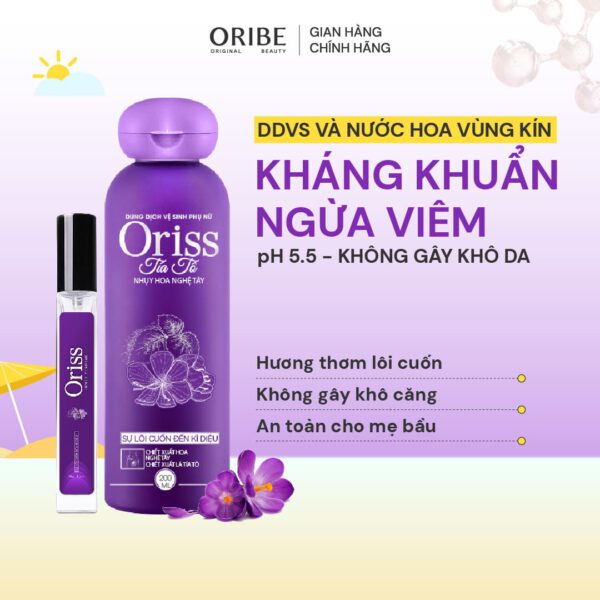 Combo Nước Hoa - Dung Dịch Vệ Sinh Phụ Nữ Oriss Tía Tô