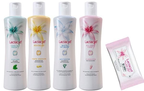 Dung dịch vệ sinh phụ nữ thiên nhiên từ thương hiệu Lactacyd.