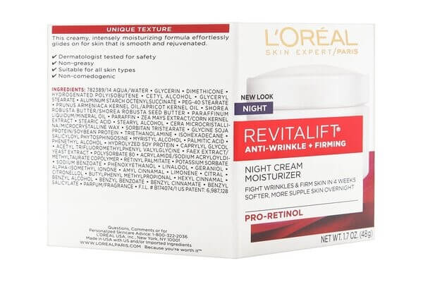 Kem dưỡng có chứa retinol của Loreal vừa giúp sáng da và chống lão hóa