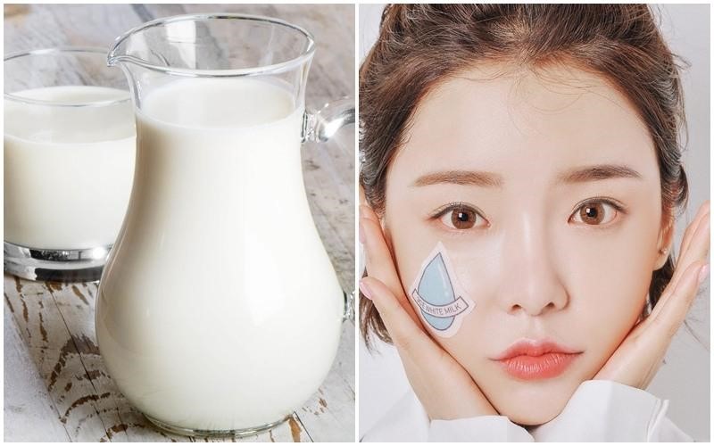 Rửa mặt bằng sữa tươi là phương pháp tự nhiên giúp da trắng sáng, mịn màng