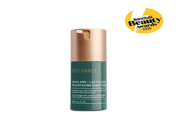 Serum giúp làm sáng da của Biossance có chứa lactic acid với nồng độ 10%