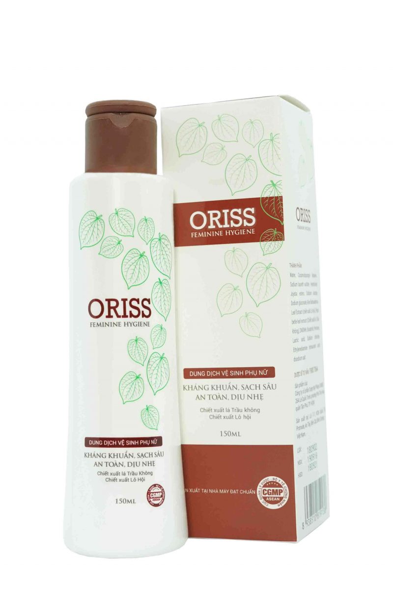Dung dịch vệ sinh Oriss là lựa chọn lý tưởng cho các chị em.