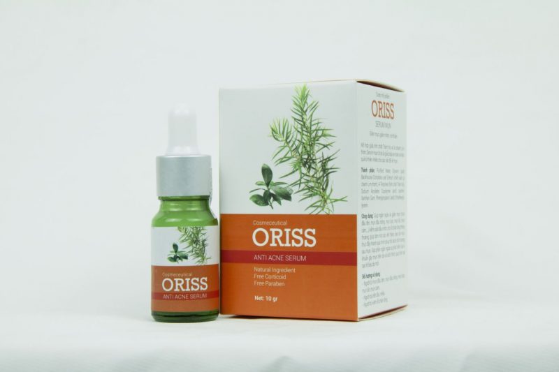 Serum Oriss sạch mụn mờ nám sáng da - sử dụng serum