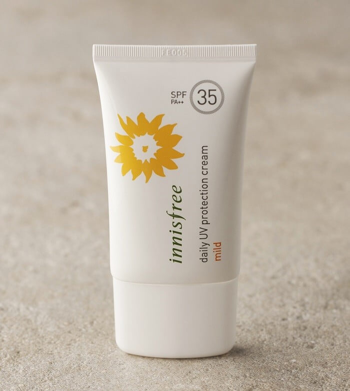 Kem chống nắng vật lý đến từ thương hiệu Innisfree