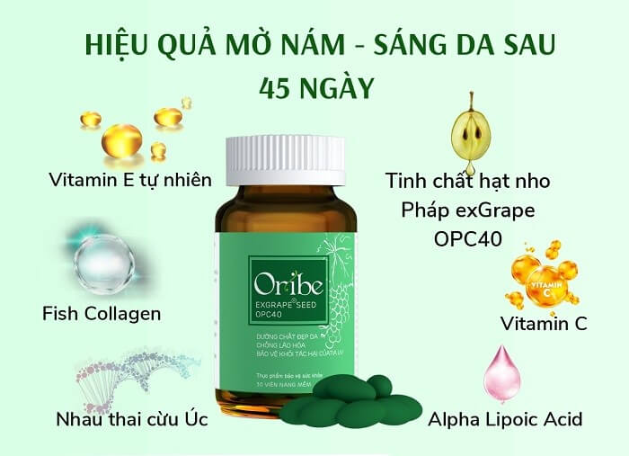 Các thành phần dưỡng da chuyên biệt trong Viên uống Oribe